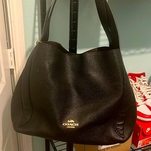Black coach purse